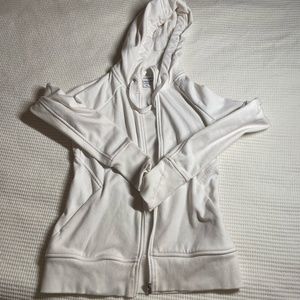 White zip up - athleta